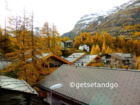 Actual view before snowfall, Zermatt