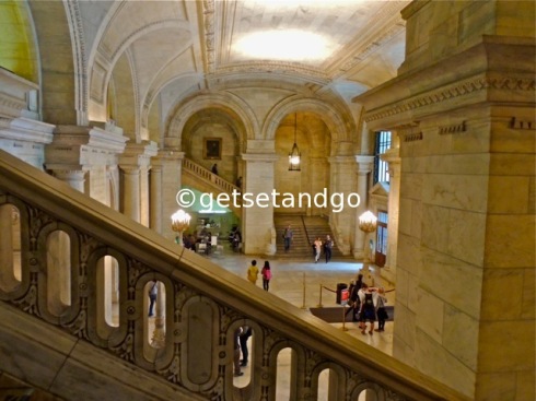The Lobby of the New York Public Library