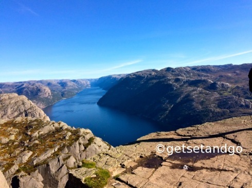Views of Lysefjord from Preikestolen / Pulpit Rock, Norway